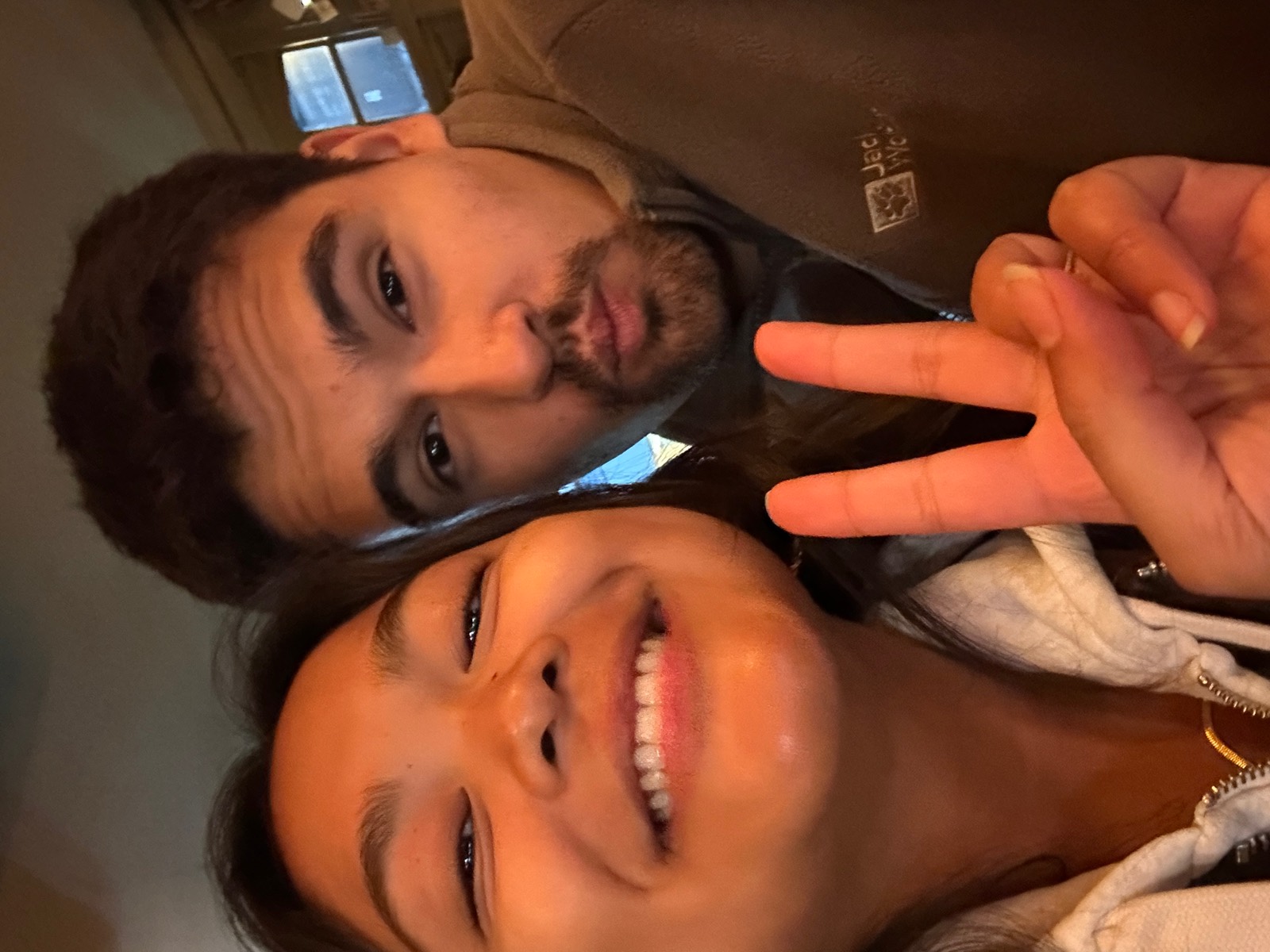 Sofia and Kevin, a selfie